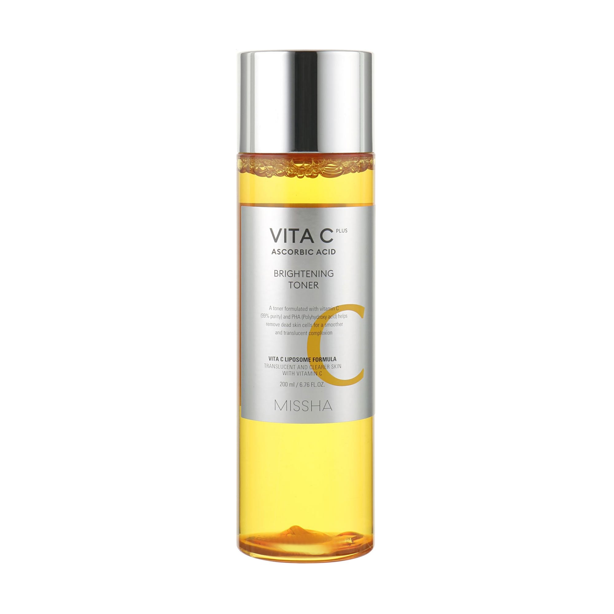 Уцінка! Освітлювальний тонер для обличчя Missha Vita C Plus Brightening Toner з вітаміном C, 200 мл